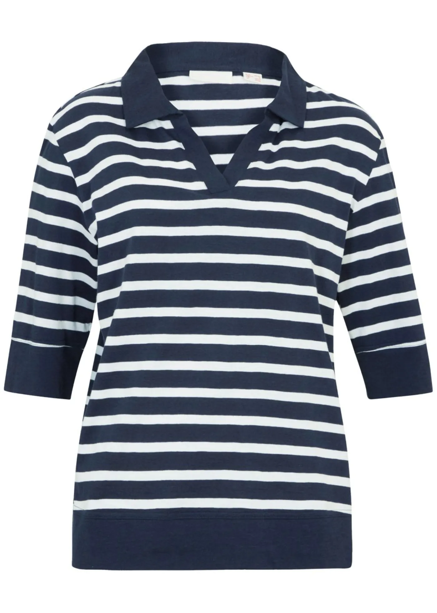 Sale Polo de mezcla de algodón y viscosa Mujer Camisetas