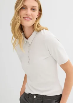 Best Polo de mezcla de viscosa Mujer Camisetas