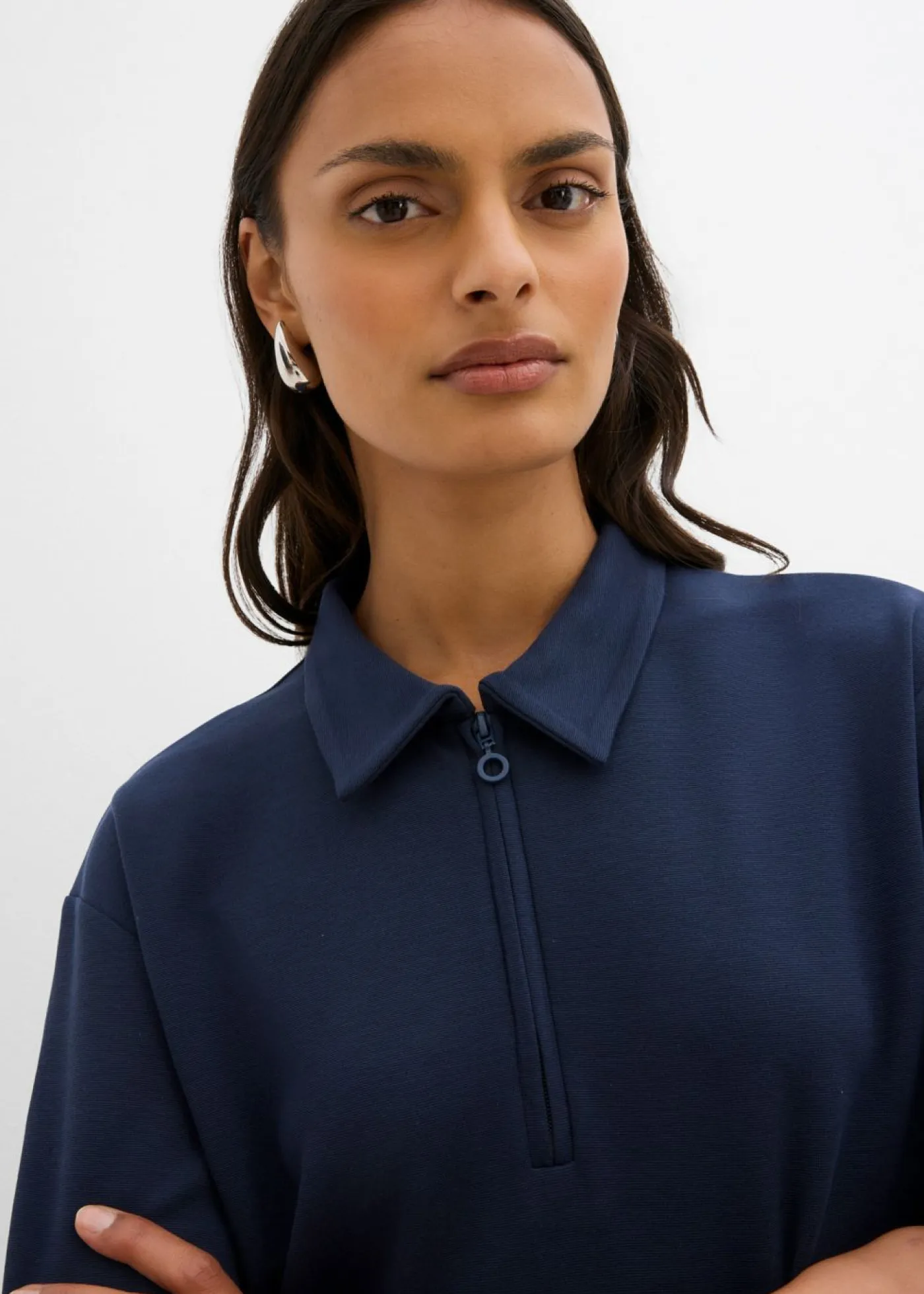 Best Polo de mezcla de viscosa Mujer Esenciales|Camisetas
