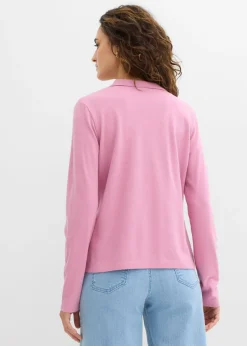 Outlet Polo de piqué de algodón ecológico puro Mujer Básicos|Camisetas