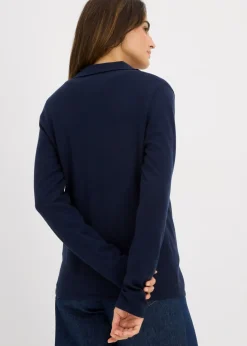 Best Polo de viscosa fina Mujer Básicos|Camisetas