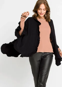 Online Poncho con parte de cachemira Mujer Ponchos|Jerséis