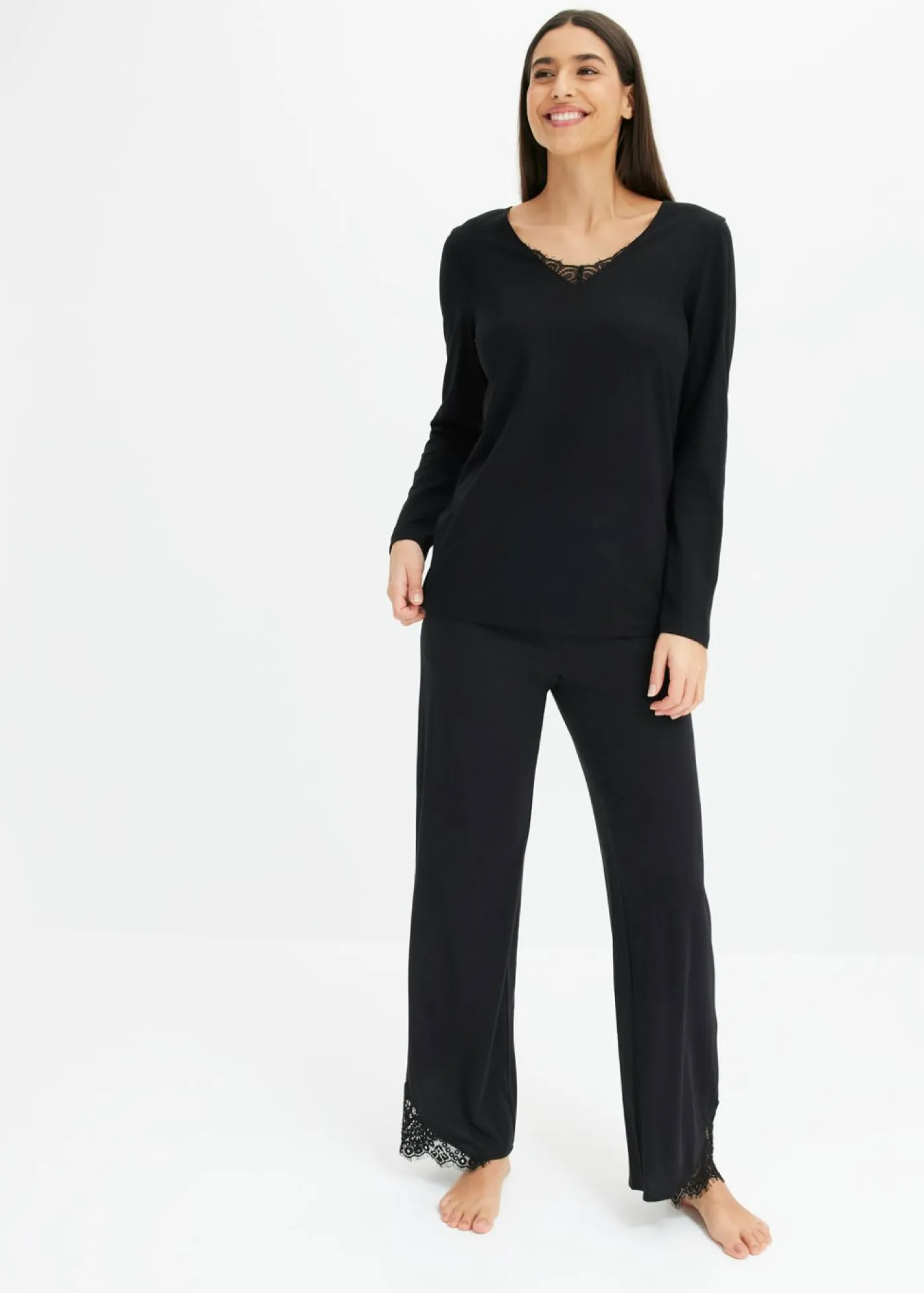 New Prenda superior de pijama de viscosa Mujer Básicos|Ropa Para Dormir