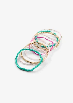 Best Pulseras (10 unidades) Mujer Joyería|Ropa De Playa