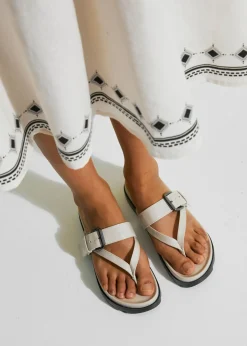 Sandalias de dedo con suela perfilada Mujer Tendencias·Zapatos Veganos|Zapatos Primavera-Verano