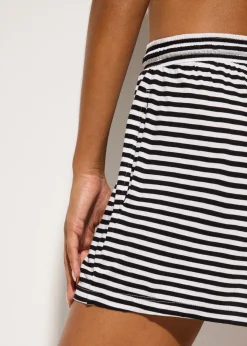 Best Short de playa de viscosa fluida Mujer Conjuntos De Traje De Baño|Ropa De Playa