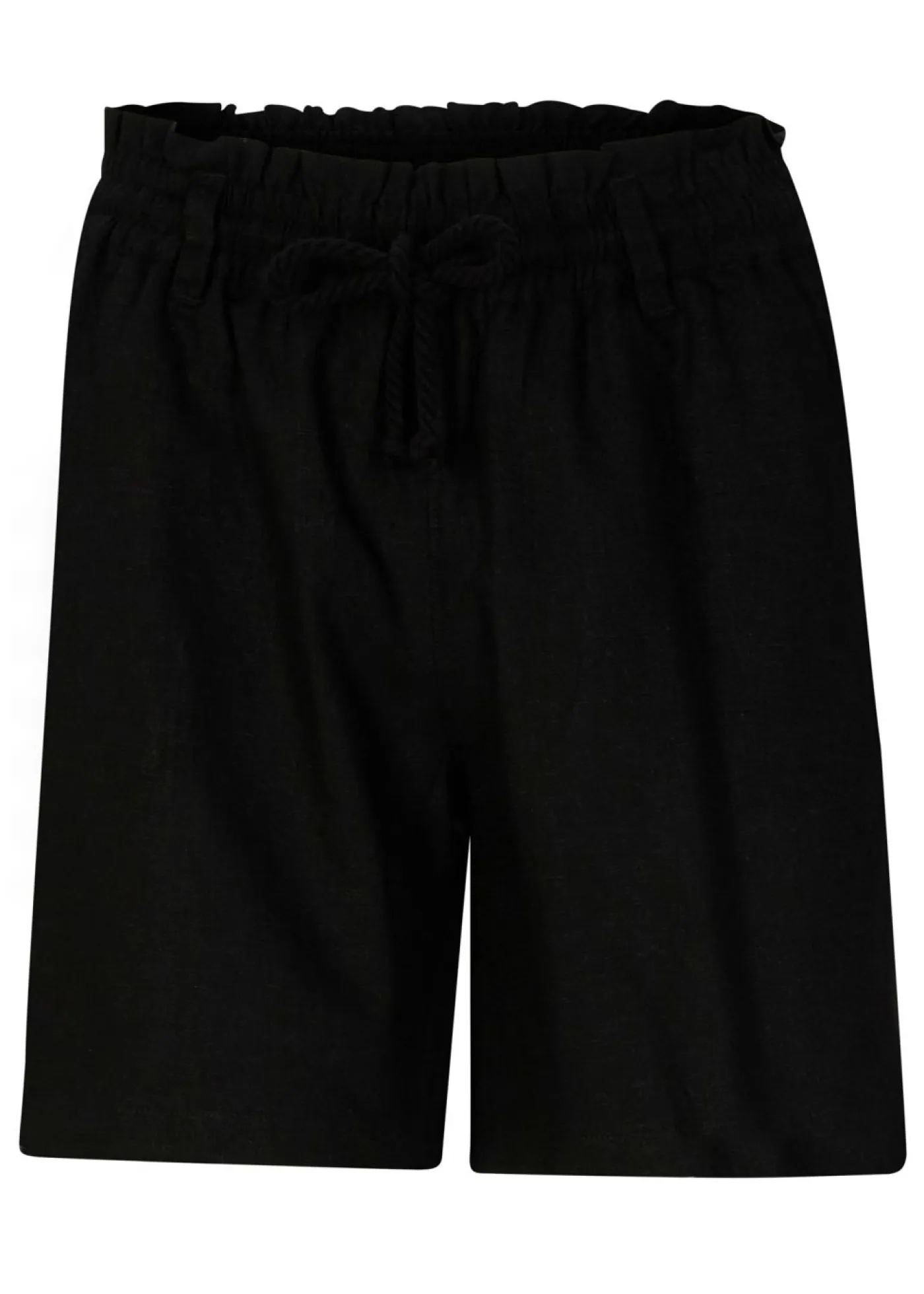 Online Shorts paperbag con lino Mujer Shorts|Pantalones
