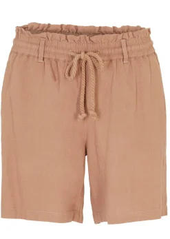 Discount Shorts paperbag con lino Mujer Shorts|Pantalones