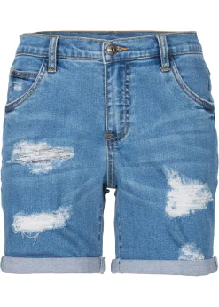 Online Shorts vaqueros con rotos y rasgaduras Mujer Shorts|Vaqueros