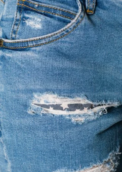 Online Shorts vaqueros con rotos y rasgaduras Mujer Shorts|Vaqueros