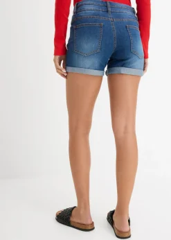 Shorts vaqueros, mid waist Mujer Shorts|Vaqueros