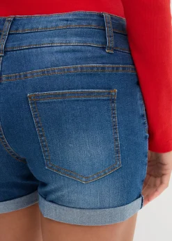 Shorts vaqueros, mid waist Mujer Shorts|Vaqueros