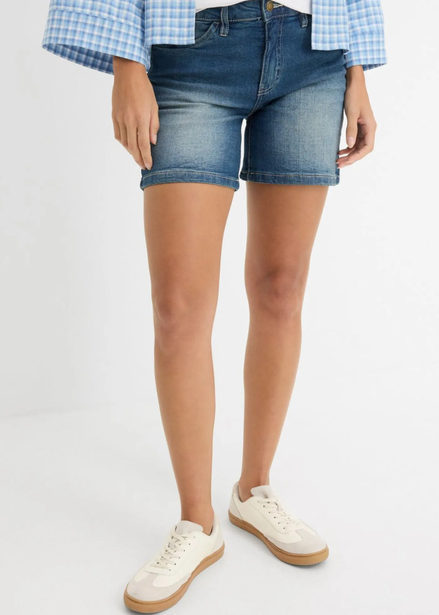 Outlet Shorts vaqueros, slim fit, mid waist, 2 unidades Mujer Shorts|Vaqueros