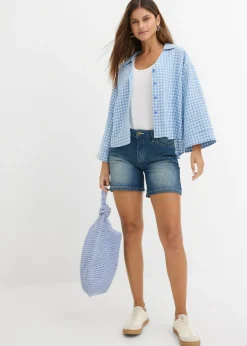 Outlet Shorts vaqueros, slim fit, mid waist, 2 unidades Mujer Shorts|Vaqueros