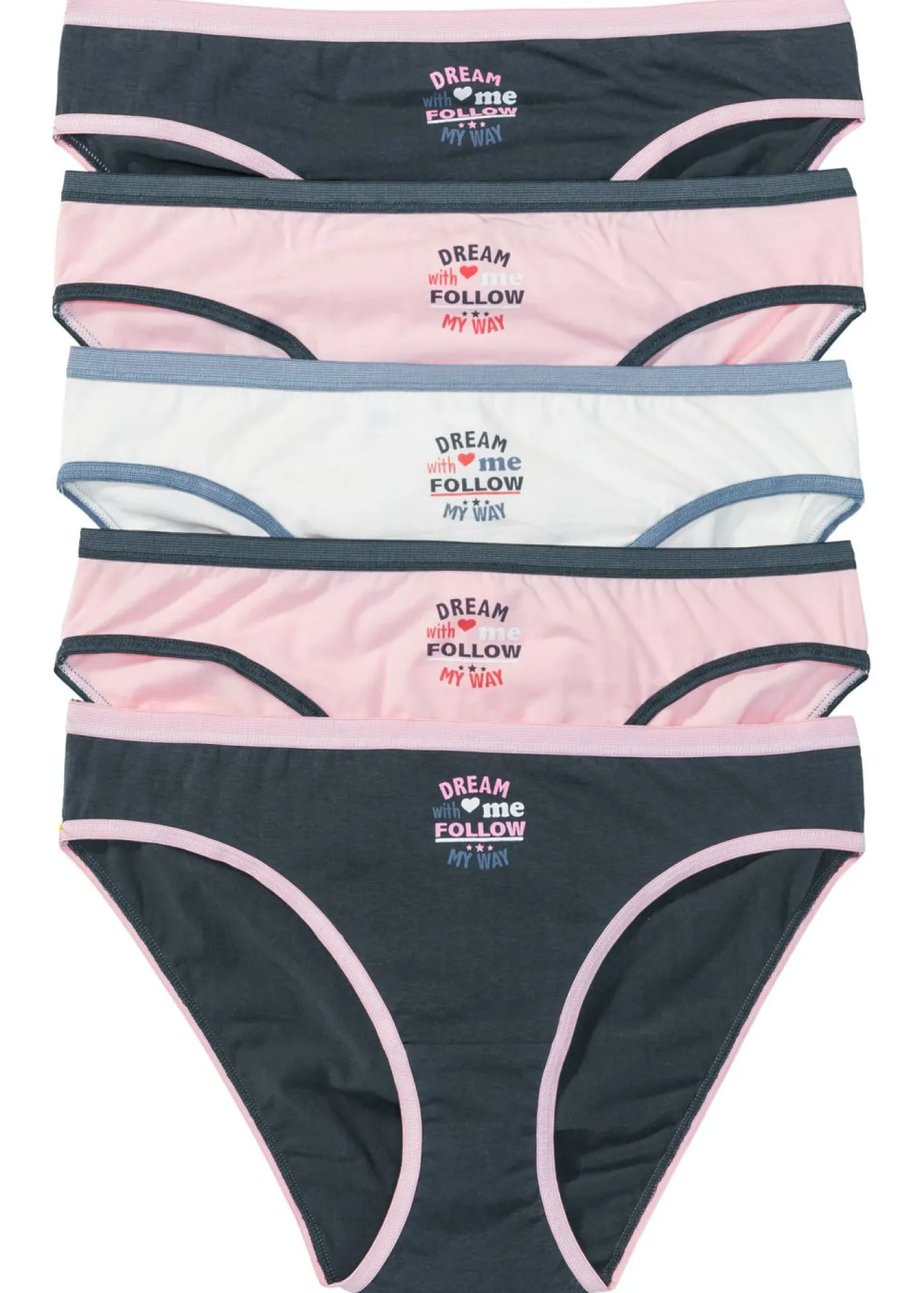 Sale Slip con algodón (5 unidades) Mujer Ropa Interior De Algodón|Bragas