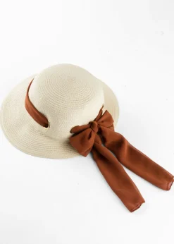 Outlet Sombrero con lazo Mujer Gorras Y Sombreros|Ropa De Playa