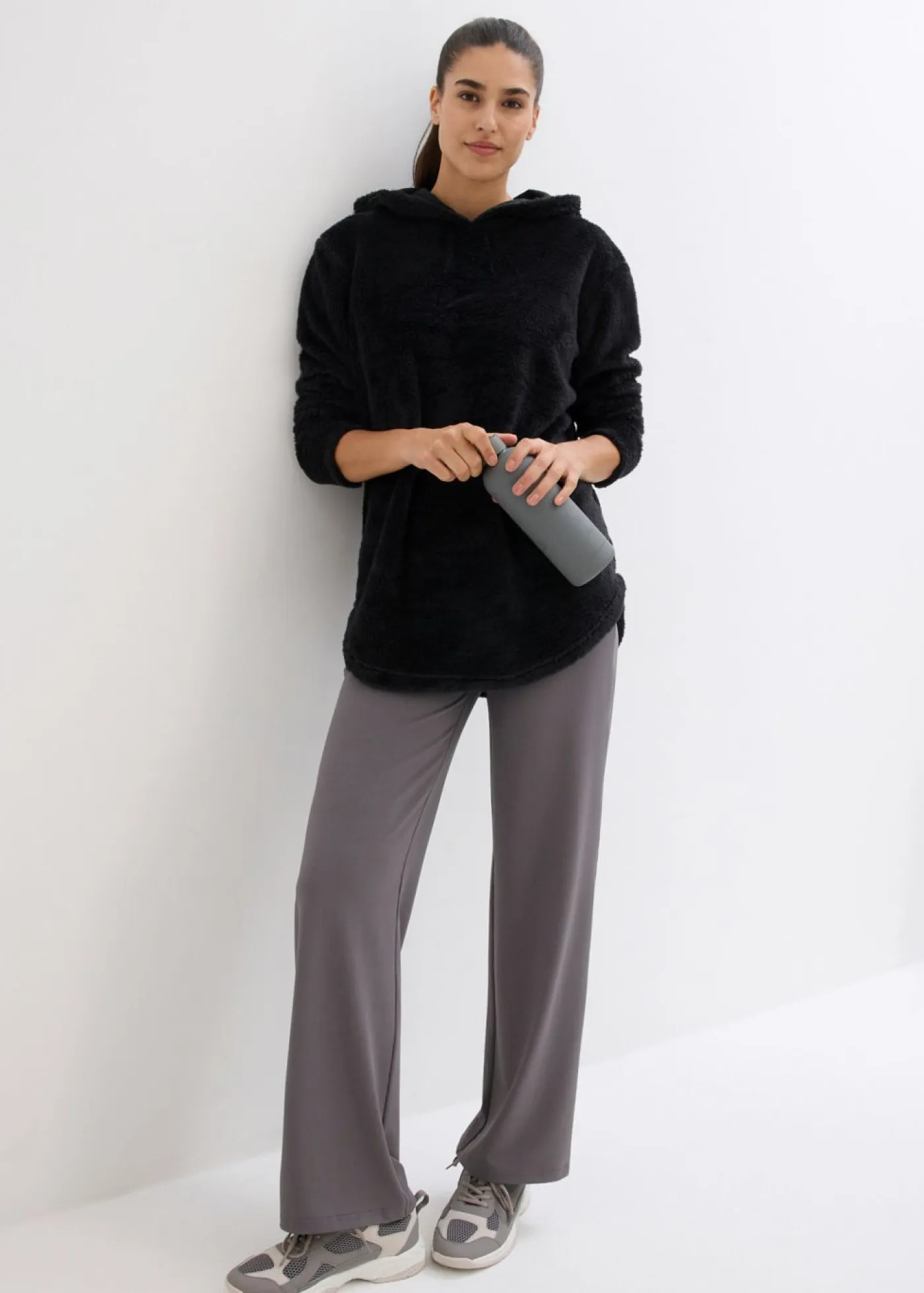 New Suave jersey polar largo con corte holgado Mujer Ropa Interior Deportiva|Homewear