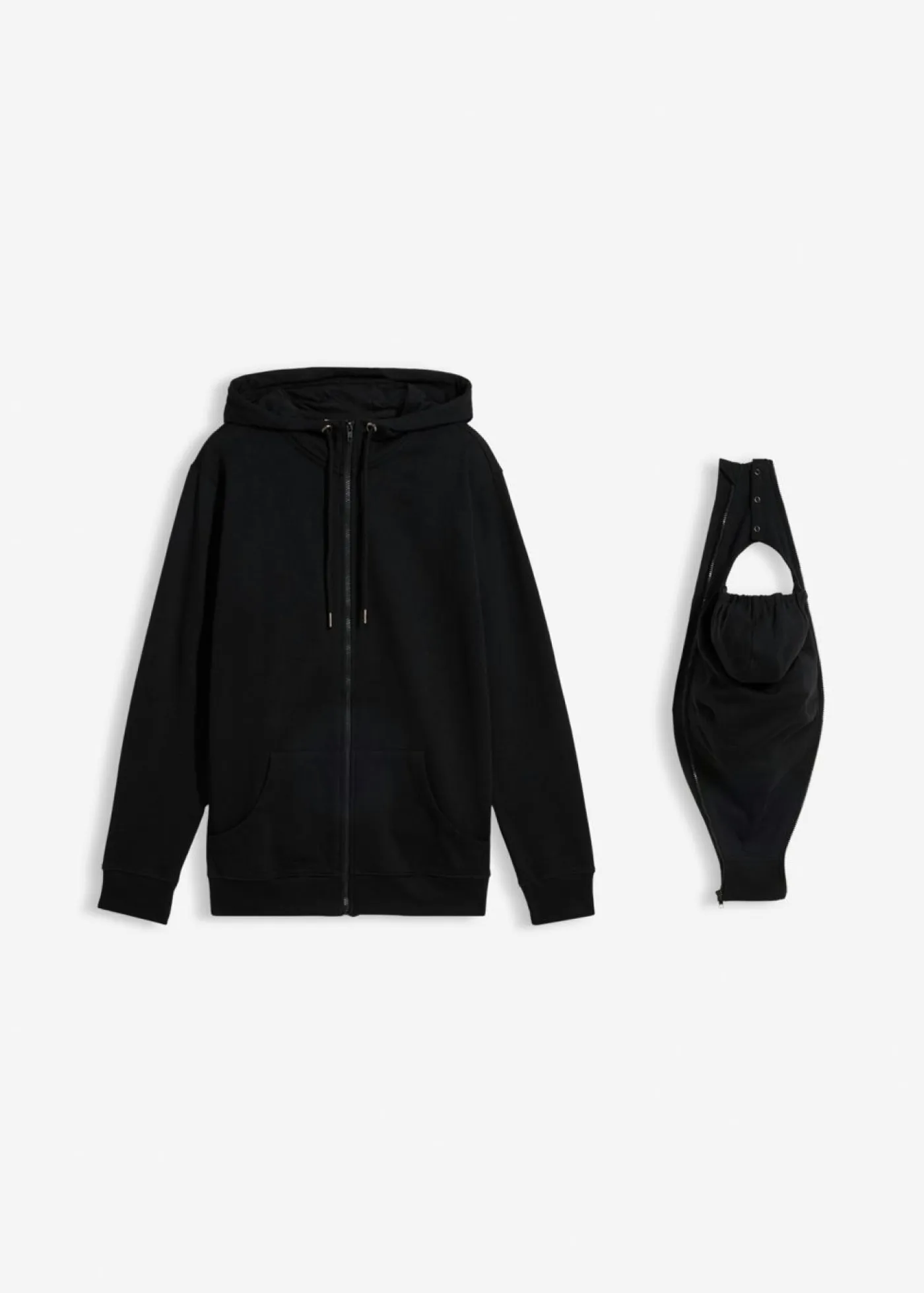 New Sudadera 2 en 1 de algodón suave con capucha para hombres Mujer Premamá