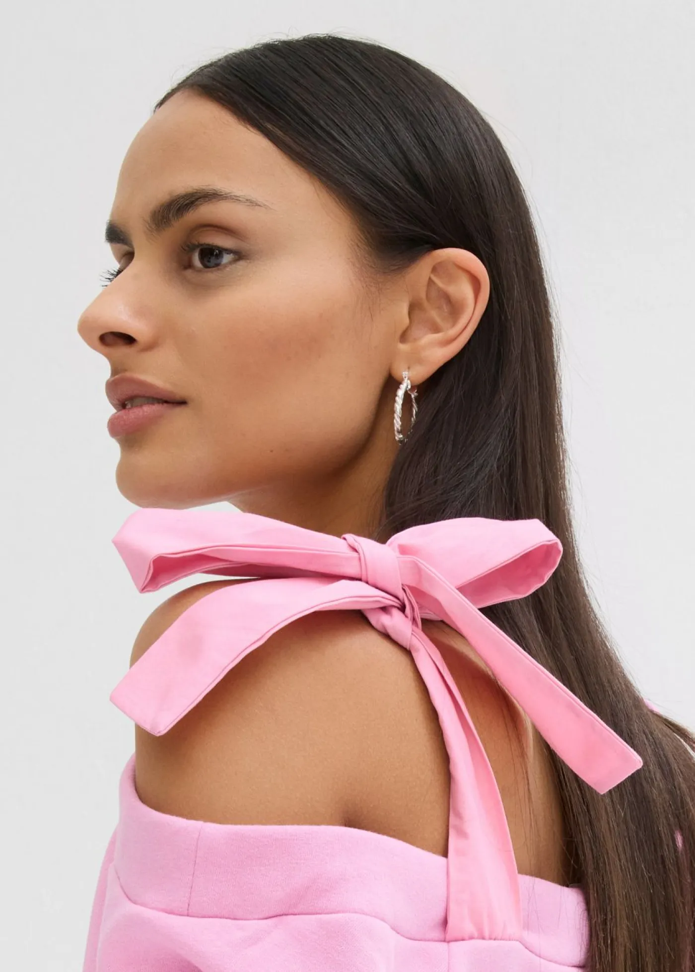 Sale Sudadera ancha con un hombro al descubierto Mujer Ropa Cómoda