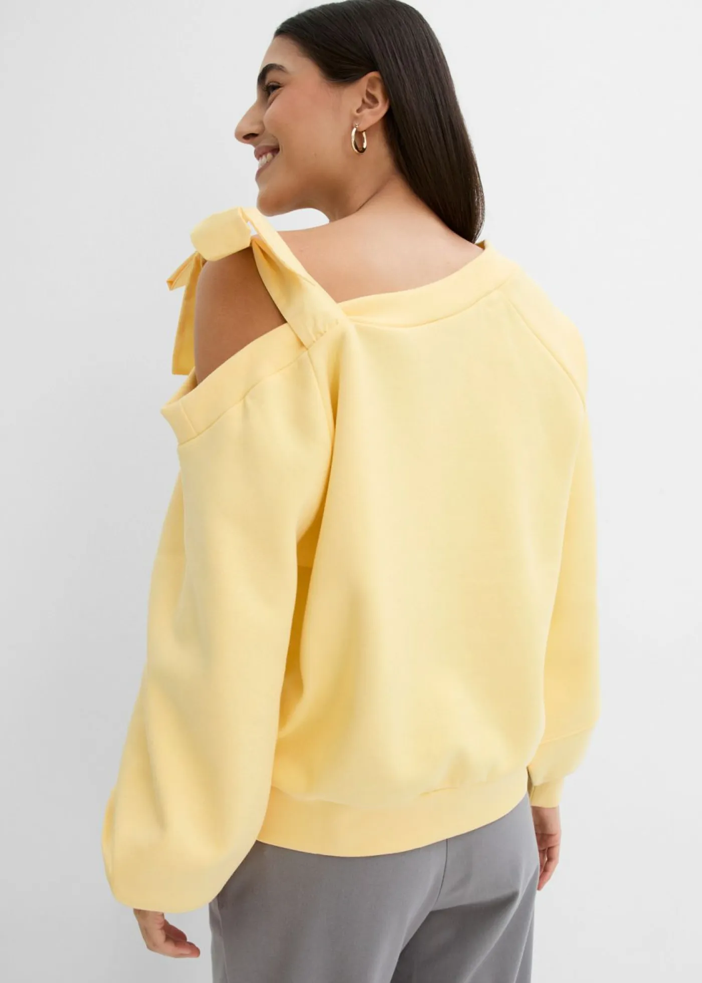 New Sudadera ancha con un hombro al descubierto Mujer Ropa Cómoda
