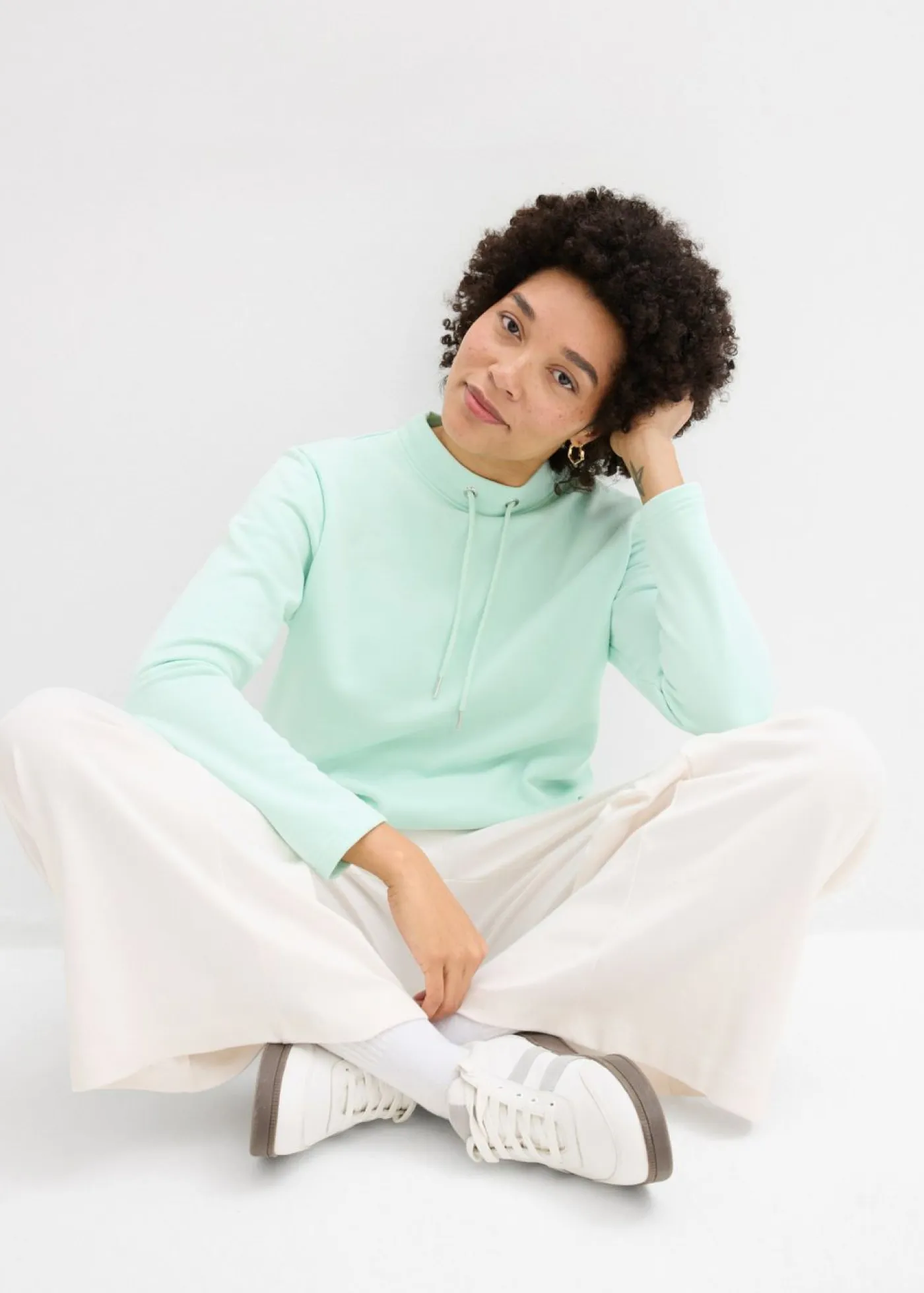 Sale Sudadera con abertura Mujer Básicos|Ropa Cómoda