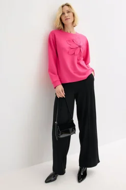 Sale Sudadera con aplicación Mujer Ropa Cómoda