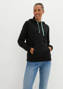 Outlet Sudadera con capucha de algodón orgánico Mujer Básicos|Ropa Cómoda