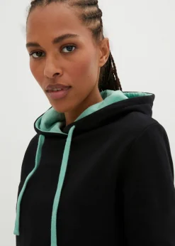 Outlet Sudadera con capucha de algodón orgánico Mujer Básicos|Ropa Cómoda