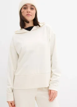 Sudadera con capucha de cómodo tejido Punto di Roma Mujer Ropa Cómoda