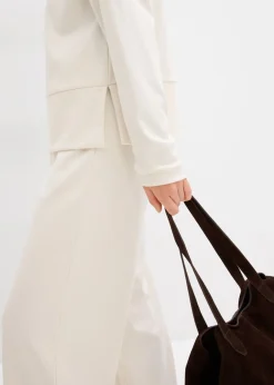 Sudadera con capucha de cómodo tejido Punto di Roma Mujer Ropa Cómoda