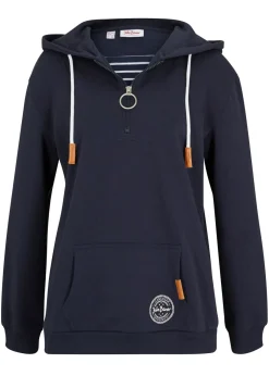 Discount Sudadera con capucha de mezcla de algodón Mujer Ropa Cómoda