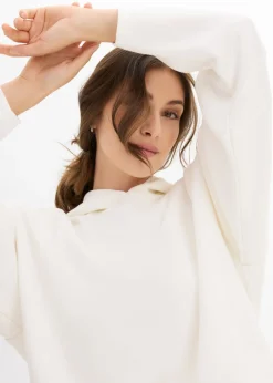 Best Sudadera con capucha de mezcla de viscosa ligeramente brillante Mujer Esenciales|Ropa Cómoda