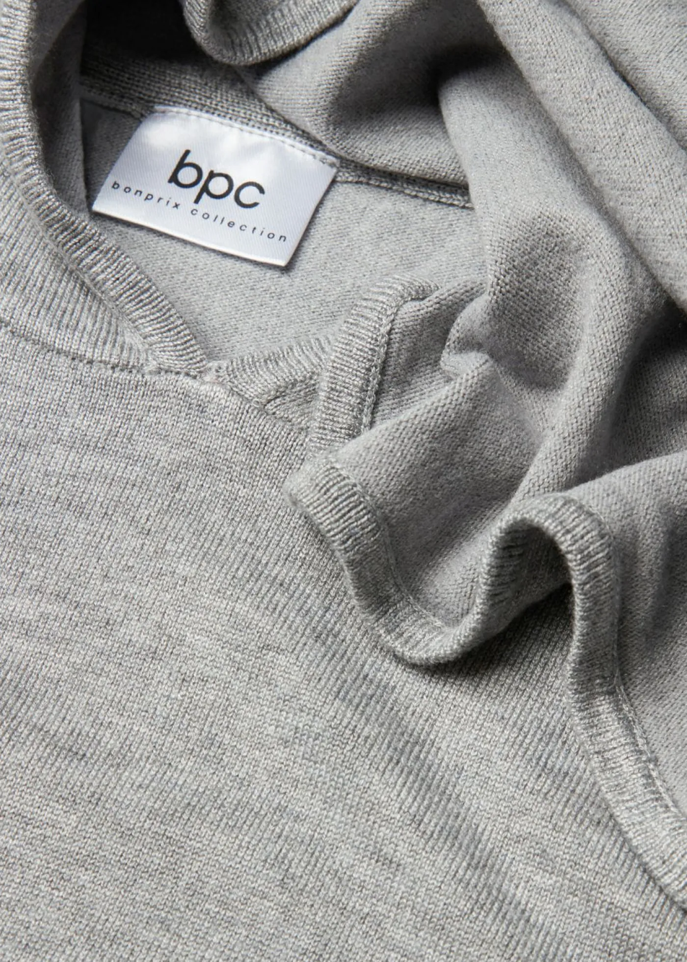 Discount Sudadera con capucha de punto y bolsillo canguro en mezcla de viscosa Mujer Jerséis|Ropa De Punto