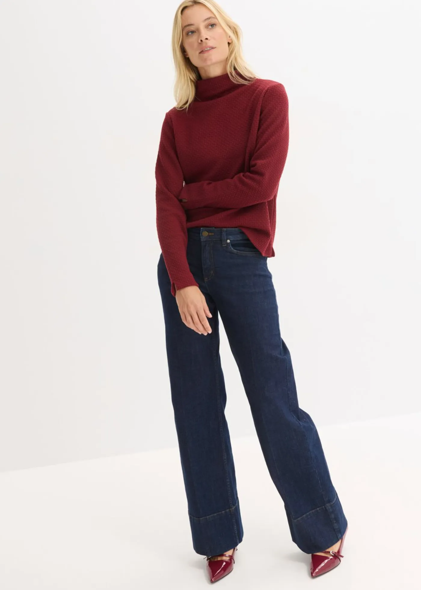 Clearance Sudadera con cuello alto Mujer Ropa Cómoda