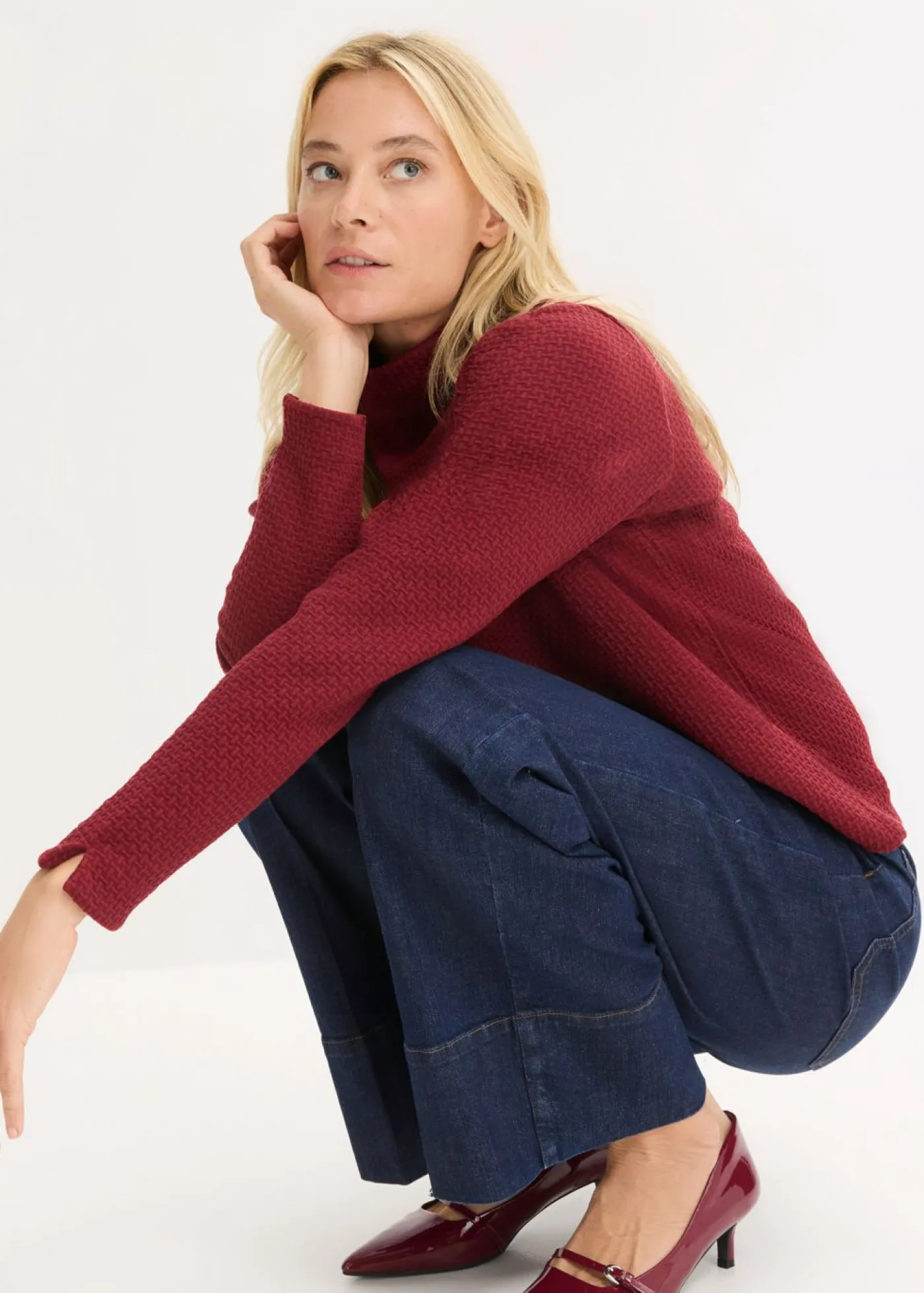 Clearance Sudadera con cuello alto Mujer Ropa Cómoda