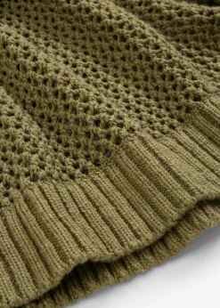 Discount Sudadera de ajour de mezcla de lino ligero Mujer Premium|Jerséis