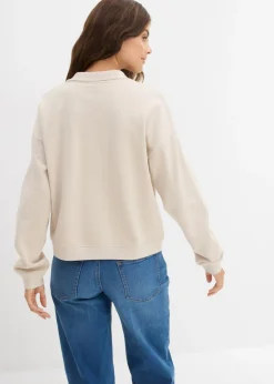 New Sudadera de algodón orgánico puro Mujer Básicos|Ropa Cómoda