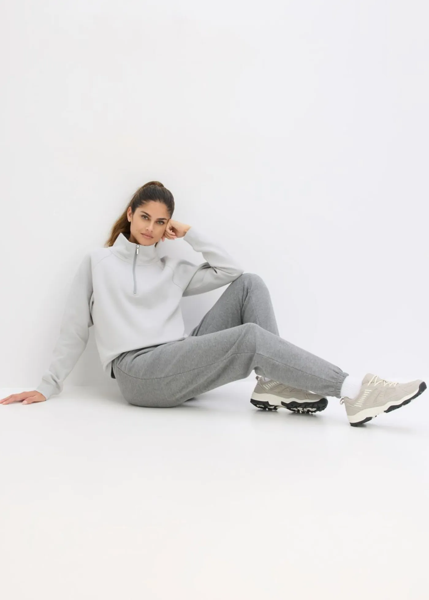 New Sudadera de algodón orgánico puro Mujer Básicos|Ropa Cómoda