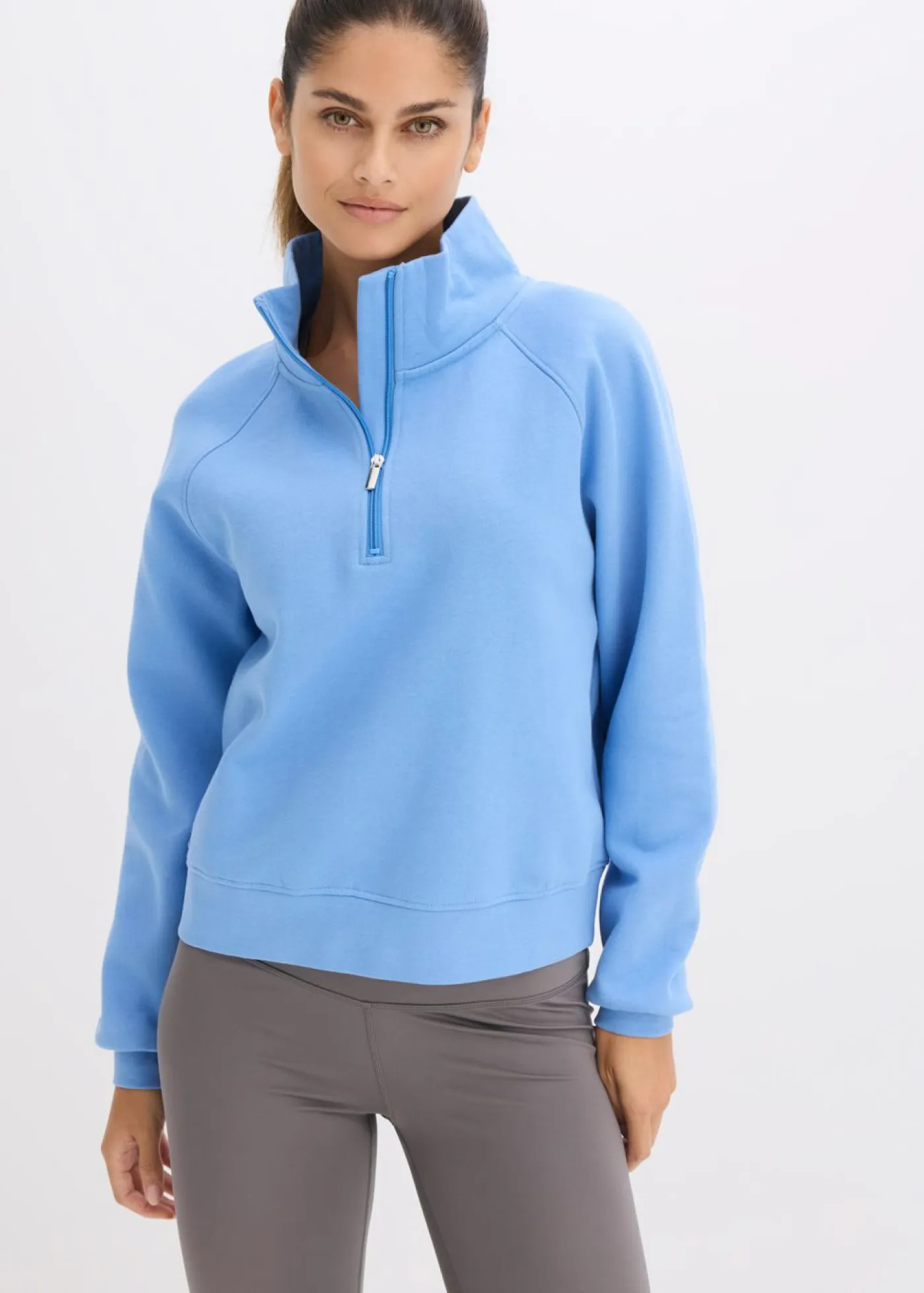 Clearance Sudadera de algodón orgánico puro Mujer Básicos|Ropa Cómoda