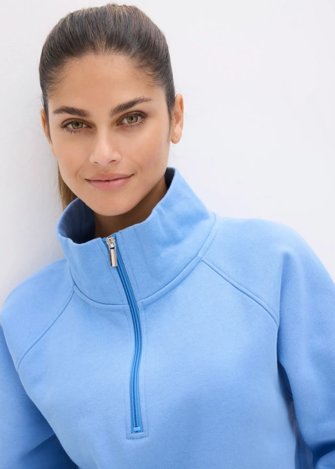 Clearance Sudadera de algodón orgánico puro Mujer Básicos|Ropa Cómoda