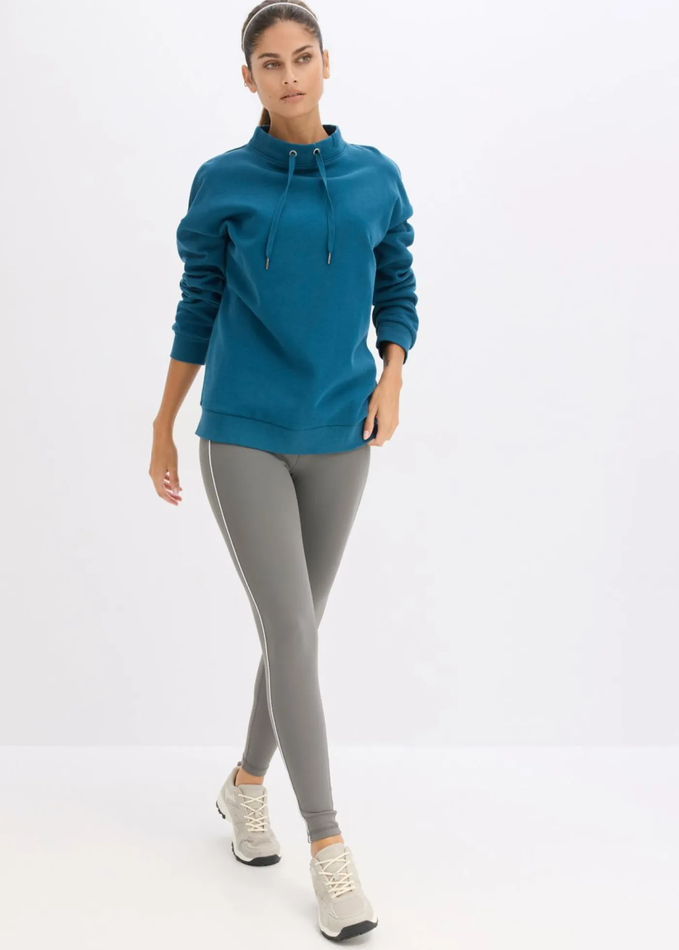 Outlet Sudadera de algodón orgánico puro Mujer Básicos|Ropa Cómoda
