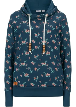 Outlet Sudadera de algodón puro con capucha y cordones Mujer Ropa Cómoda