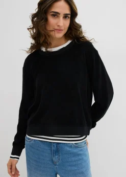 Clearance Sudadera de felpa suave Mujer Básicos