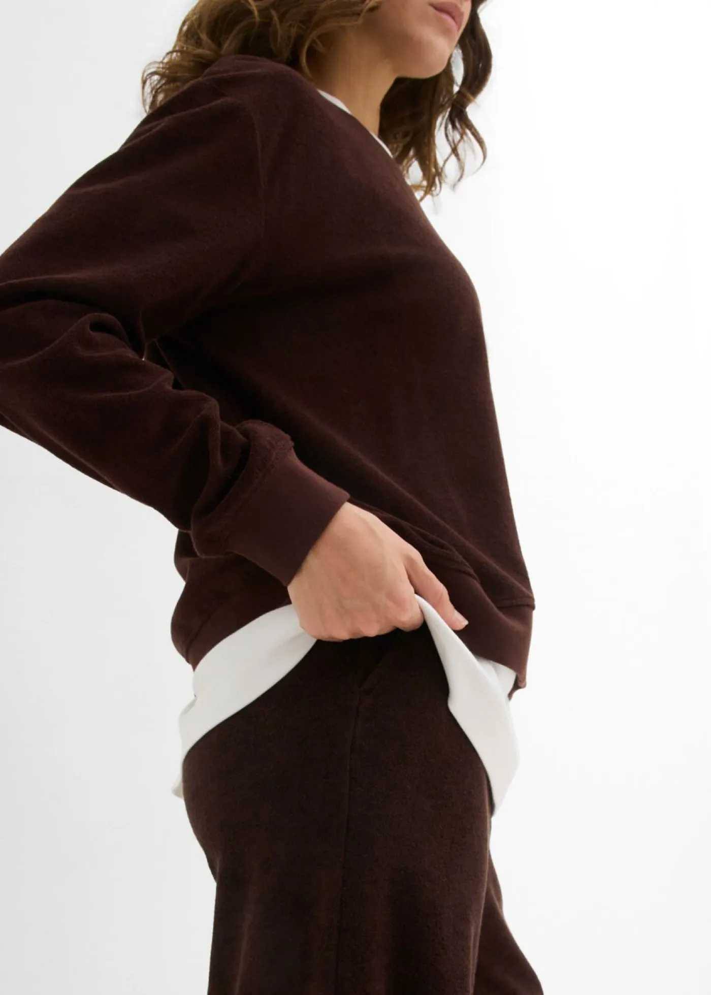 Clearance Sudadera de felpa suave Mujer Básicos