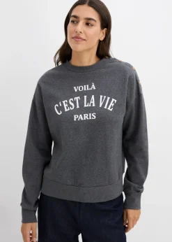 Sudadera de mezcla de algodón Mujer Ropa Cómoda|Novedades