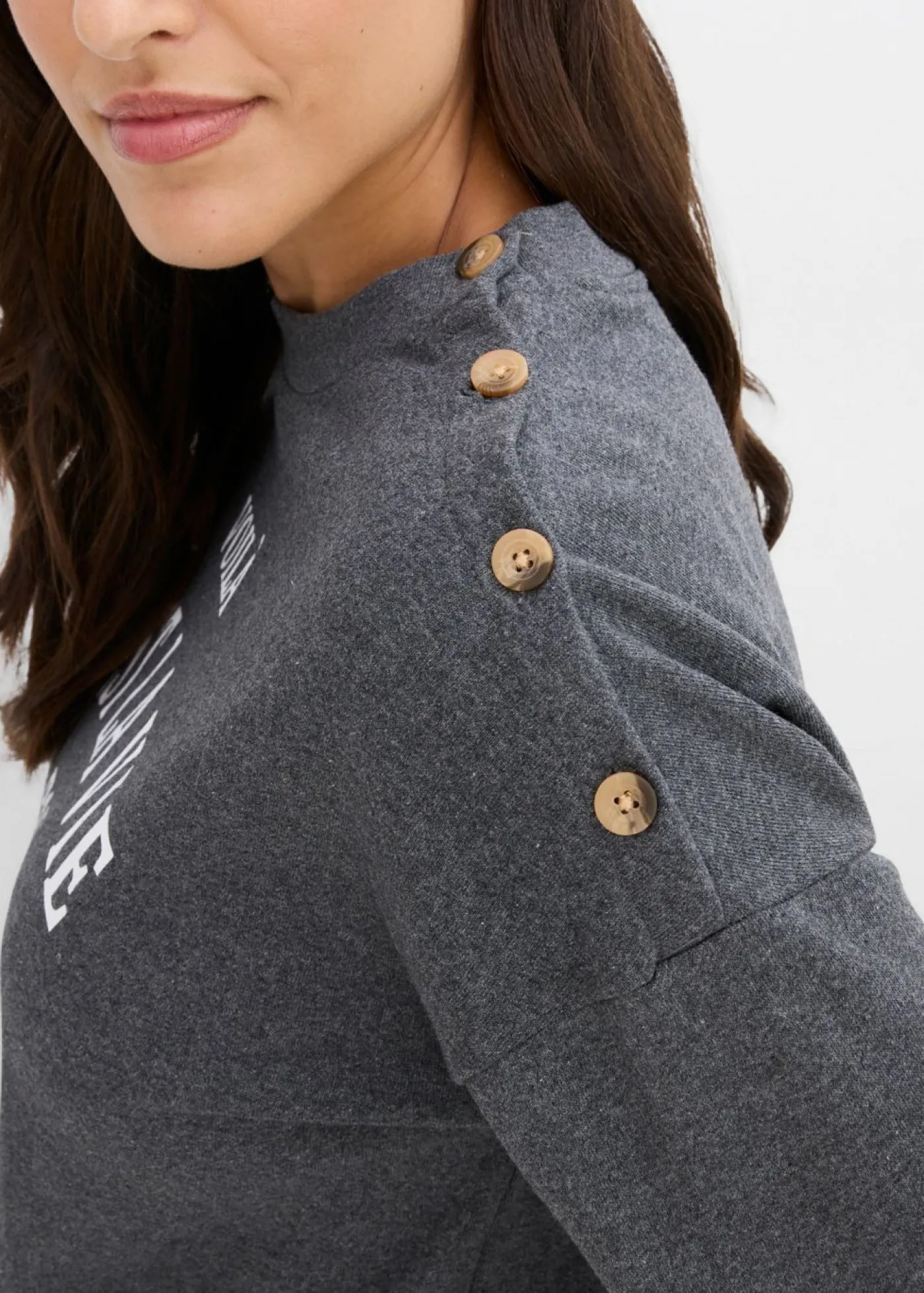 Sudadera de mezcla de algodón Mujer Ropa Cómoda|Novedades
