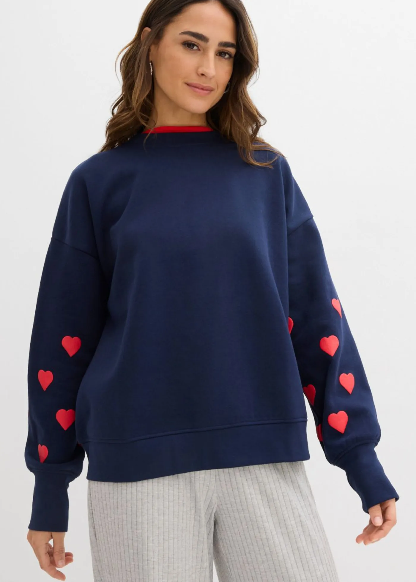 Online Sudadera de mezcla de algodón Mujer Ropa Cómoda