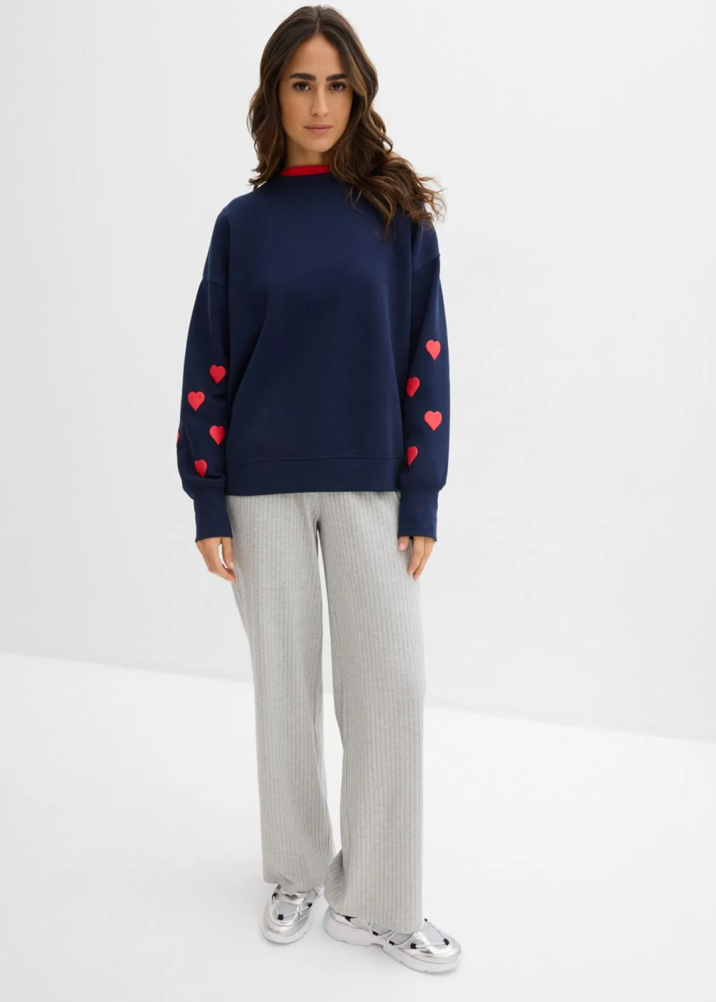 Online Sudadera de mezcla de algodón Mujer Ropa Cómoda