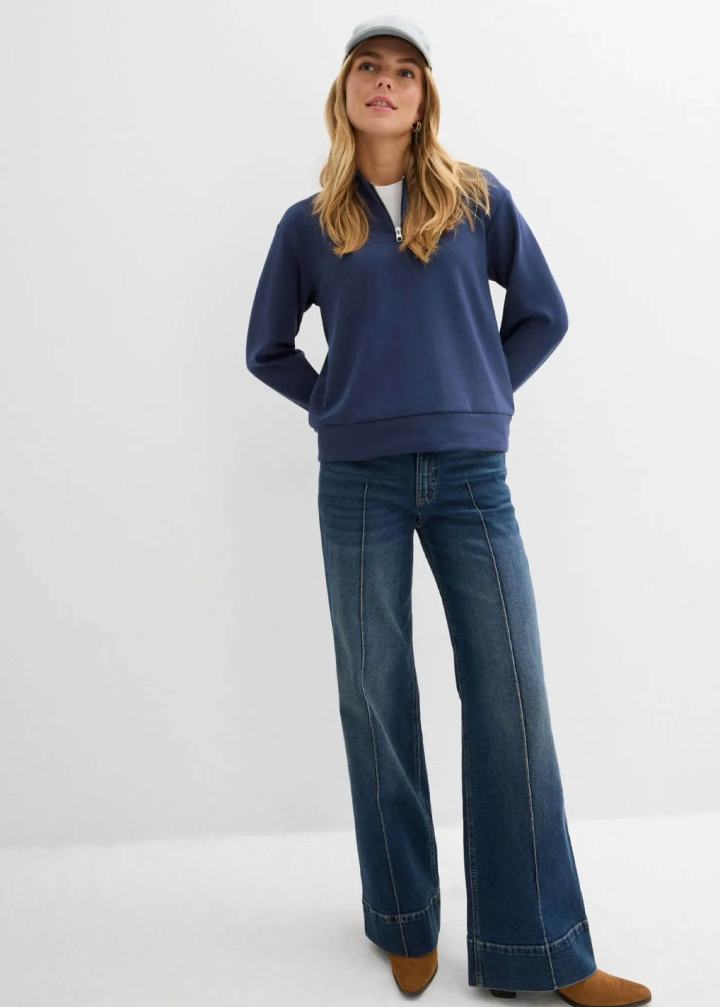 Hot Sudadera de neopreno de mezcla de viscosa suave Mujer Ropa Cómoda