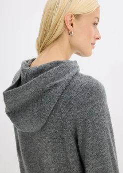 Clearance Sudadera de punto con capucha Mujer Jerséis|Ropa De Punto